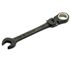 Proto JSCV18F, Proto - Black Chrome Combination Locking Flex-Head Ratcheting Wrench 9/16" - Spline