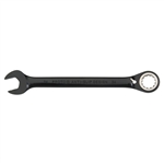 Proto JSCVM24, Proto - Black Chrome Combination Reversible Ratcheting Wrench 24 mm - Spline