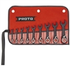 Proto JSCVS-9S, Proto - 9 Piece Black Chrome Combination Stubby Reversible Ratcheting Wrench Set - Spline