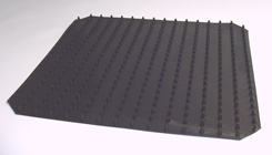 12" x 12" Dimpled No-Skid  Mat for BenchBlotter Biomixer BenchRocker 3D & BlotBoy
