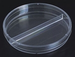 100 mm Diameter Plastic Petri Dishes with Vented Bi-Plate- 500 dishes
