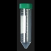 50ml Sterile Conical Tubes - White Graduations - Green Cap - 500 Tubes