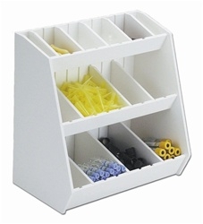 Storage Bin with 16 Adjustable Bins