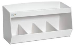 Lab Storage Bin with 4 Bins 1 shelf & Lid