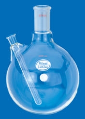 2000mL Round Bottom Short Neck Flask with Thermometer Well 24/40 Joint