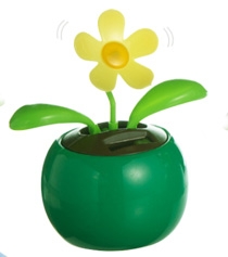 Solar Powered Frolicking Flower