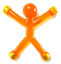 Orange Mini-Q-Men Magnetic Man