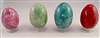 Dyed Onxy Stone Egg 2-1/2 inches Tall stand