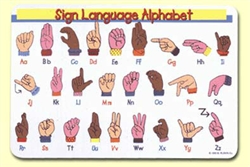 Sign Language Placemat