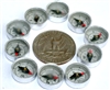 Pack of 10 12mm compasses