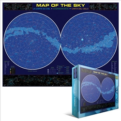 Map of the Night Sky 1000pc Puzzle