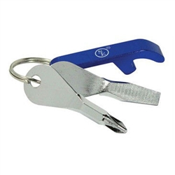 3pc Screwdriver & Bottle-Opener Keychain