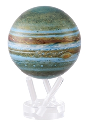 Mova 4-1/2" Solar Spinning Jupiter Globe