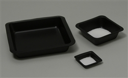 Weigh Boats, Square, Black, 100ml, 80mm x 80mm 2000pc