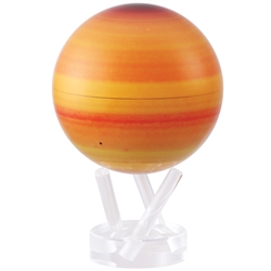 Mova 4-1/2" Solar Spinning Saturn Globe