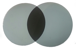 Polarizing Film - 2 pieces 1" Diameter