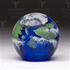 Glass Planet Paperweight Earth Glow in the dark