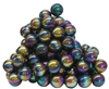 Peacock Rainbow Spherical Magnets