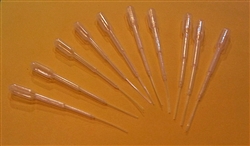 Disposable Pipets 1.0ml capacity 2000 pipets