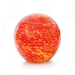 Glass Sun Paperweight Glow in the dark