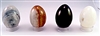 Onxy Stone Egg 2-1/2 inches Tall Natural with stand