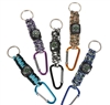 6" Paracord Carabiner with Compass