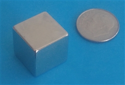 Neodymium Cube Magnet 1/2" Cube