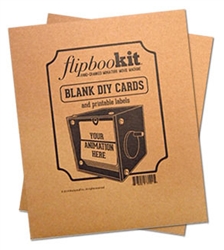 Flip Book Blank Card Kit