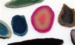 Agate Slice 1" x 1.5" Assorted colors