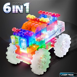 Laser Pegs Monster Truck 6 in 1 kit