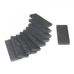 Black Mineral Streak Test Plate