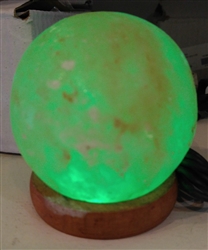 Mini LED Globe Salt Lamp - USB Powered