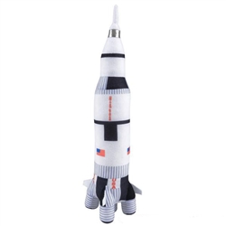 Plush Saturn V Rocket 17.5" Long