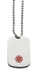 Stainless Steel Medical ID Dog Tag