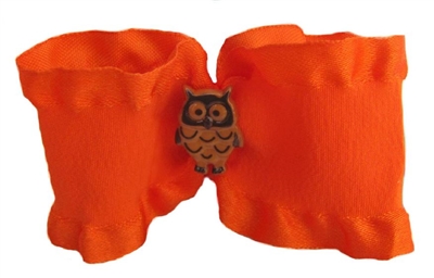 Owl dog hair bow