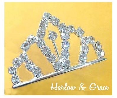 Princess Grace - Tiara Barrette