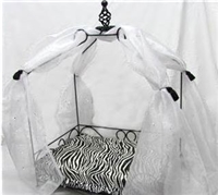 Canopy Bed -Zebra
