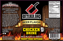 Butcher BBQ Beer Flavored Chicken Brine, 10oz