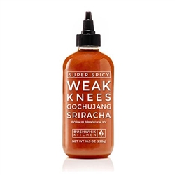 Bushwick Kitchen Super Spicy Weak Knees Gochujang Sriracha, 10.5oz