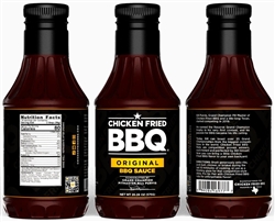 Chicken Fried BBQ Original BBQ Sauce, 20.28oz