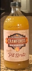 Crawford's Barbecue Peach Pit Spritz, 16oz