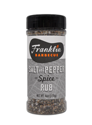 Franklin BBQ Salt & Pepper Rub, 6oz