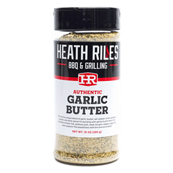 Heath Riles BBQ Garlic Butter Rub, 16oz