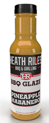 Heath Riles BBQ Pineapple Habanero Glaze, 12oz