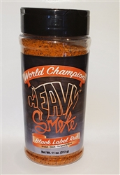 Heavy Smoke BBQ Black Label, 11oz