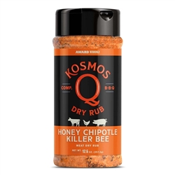 Kosmo's Spicy Killer Bee Chipotle Honey Rub, 12.6oz