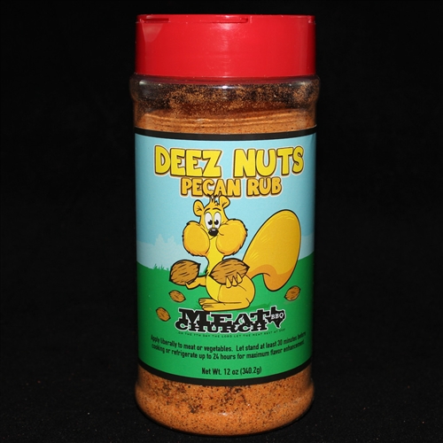 Meat Church Deez Nuts Honey Pecan BBQ Rub - 14oz