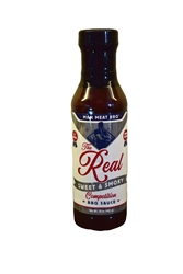 Man Meat BBQ Sweet & Smoky Competition BBQ Sauce, 16oz