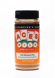 Aces Wild OG Wicked Pig Tenderizing Marinade, 9.8oz