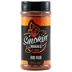 Smokin Hoggz BBQ Rib Rub, 12oz